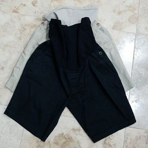 2 pairs of Motherhood Maternity Shorts